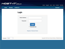 Tablet Screenshot of portal.host-it.co.uk